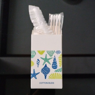 เซ็ตคอตตอนบัดcotton buds หมวกอาบน้ำพลาสติกshower cap