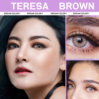 คอนแทคเลนส์ Dreamcolor1 รุ่น Teresa ( เลนส์ตาน้ำข้าว สาวรัสเซีย )