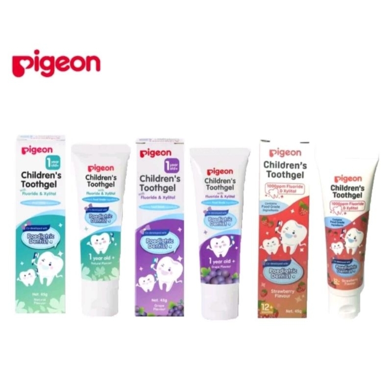 Pigeon ยาสีฟันเจลเด็กออร์แกนิค 45gสำหรับเด็ก1ปี+ขึ้นไป