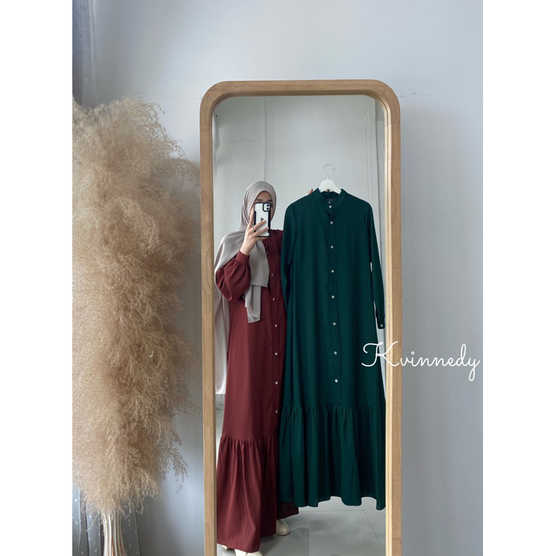 The Lulu dress v.2 (เดรสกระดุมหน้าต่อระบาย) – โปรปัง