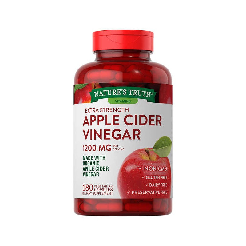 Nature's truth apple cider vinegar 1200 mg 180 capsules