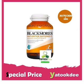 Blackmores Naturetime Buffered C 500 mg ขนาด 31 75 200 เม็ด S--การดูดซึมนานกว่า 8 ชั่วโมง--พร้อมส่งค่า--