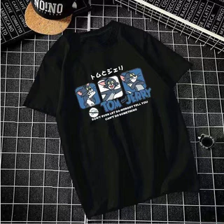 ใหม่ เสื้อยืดคอกลม ลายการ์ตูน เสื้อแขนสั้นสไตล์เกาหลี ES69