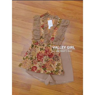 งานป้าย VALLEY GIRL ผ้าทอทั้งตัว Size S มือ 2