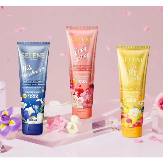 [พร้อมส่ง] Selene BODY LOTION โลชั่นน้ำหอม เซเลนี เลิฟ สตอรี่ เพอร์ฟูม บอดี้ โลชั่น 320 ml