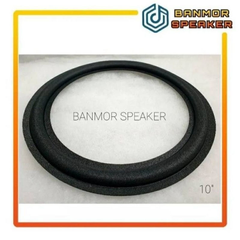 ขอบ ลำโพง 10" ขอบ โฟม ดำ ฟองน้ำ สำหรับ ลำโพง บ้าน ขอบลำโพง