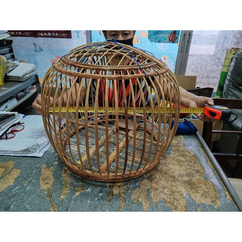กรงนกเขา กรงนกเขาไหญ่ ขนาดกว้าง​ 49​ สุง39​cm