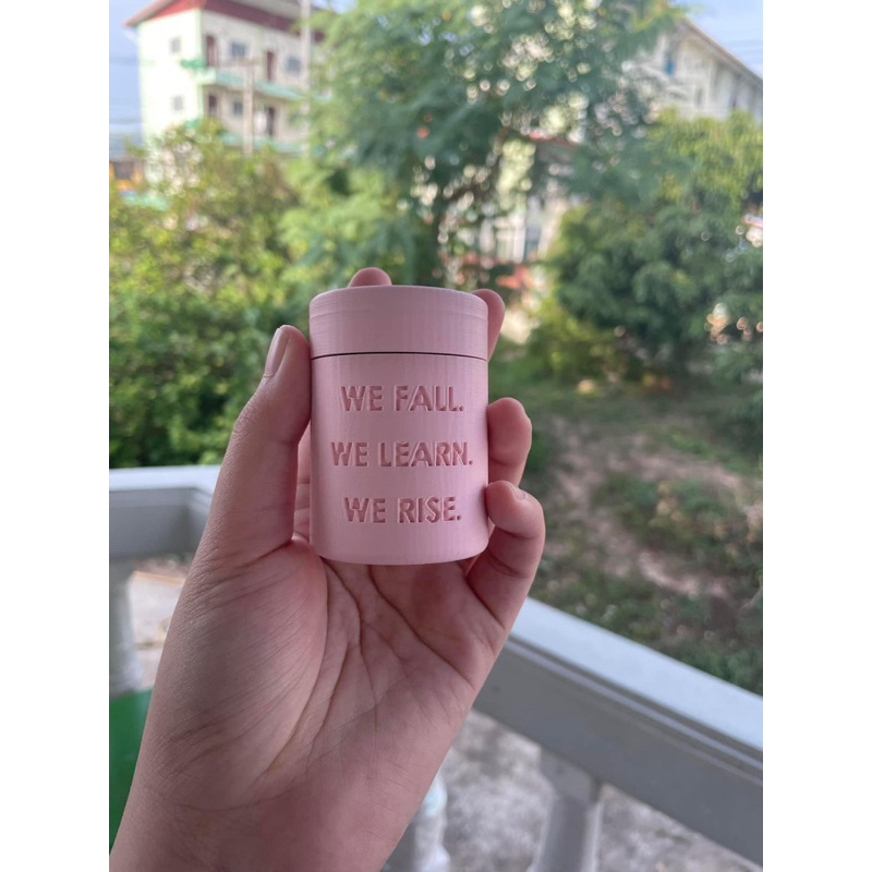 เคสยาดมหงส์ไทย ด้วยเครื่อง 3D Print (สำหรับยาดมหงส์ไทยขนาดไซส์เก่า 25 กรัม ไซส์ใหม่ 5 กรัม)