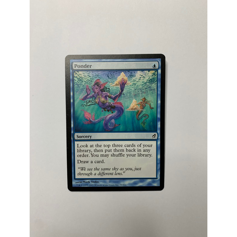 Ponder Commander EDH MTG Single Card