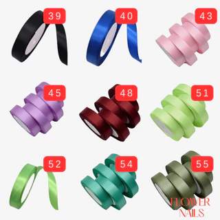 ริบบิ้นผ้าซาติน ริบบิ้น ผ้าซาติน ribbon 1.5cm ห่อของขวัญ ของตกแต่ง โบว์ติดของขวัญ งานdiy งานประดิษฐ์