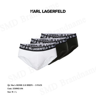 Karl Lagerfeld กางเกงชั้นในชาย รุ่น Mens IKONIK 2.0 BRIEFS – 3 PACK Code: 230M2104