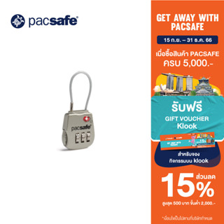 Pacsafe PROSAFE 800 TSA ACCEPTED 3-DIAL CABLE LOCK กุญแจล็อคกระเป๋า