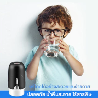 PANASI เครื่องปั๊มน้ำ แบต 1200mAh พร้อมสายUSB แบบชาร์จแบตได้ ที่ปั๊มน้ำมือถือ ที่ปั๊มน้ำดื่ม ขวดน้ำ ถังน้ำ เครื่องกดน้ำ
