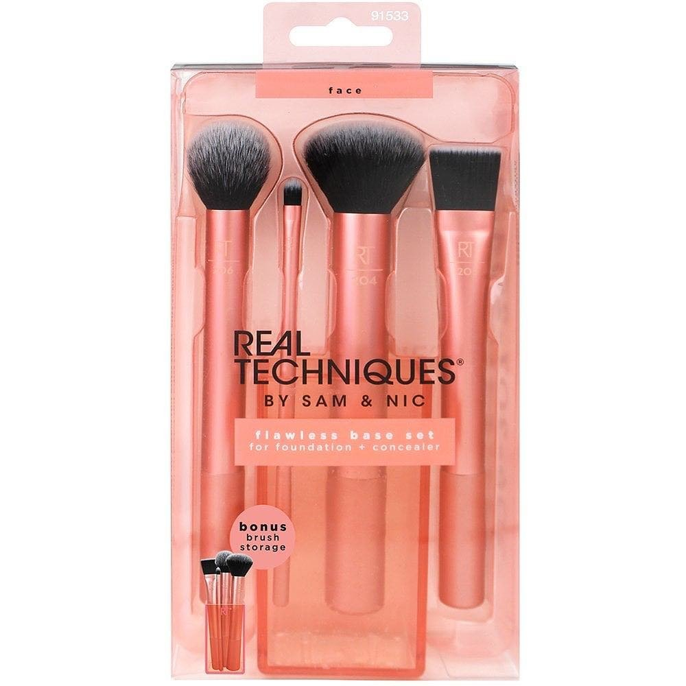Real Techniques Flawless Base Set (4pcs) เซ็ตแปรงแต่งหน้า 4 ชิ้น