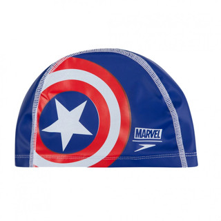 หมวกว่ายน้ำเด็ก SPEEDO Marvel Captain America Junior Pace