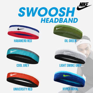 Nike Collection ไนกี้ ผ้ารัดศีรษะ ผ้าคาดศีรษะ Swoosh Headband (380)