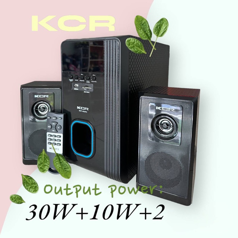 ลำโพงซับ 2.1 KCR รุ่น 304 โฮมเธียเตอร์เสียงดีเบสแน่น