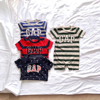 Gap รอมเปอร์เด็กผู้ชาย baby ลายทาง แขนสั้น/ยาว มีหลายสี หลายไซส์🫘