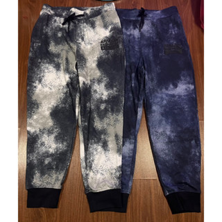 Armani Exchange Tie Dye Cotton Jersey Fleece Sweatpants กางเกง จ็อคเกอร์ สเวตแพนท์ ผู้ชาย อาร์มานี่ เอ็กซ์เชนจ์