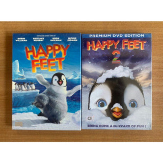 (ขายรวม) DVD : Happy Feet ภาค 1 + 2 แฮปปี้ ฟีต [มือ 1 ปกสวม] Cartoon ดีวีดี หนัง แผ่นแท้ ตรงปก