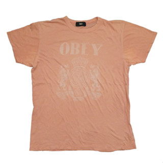 Obey อก 21 นิ้ว ยาว 28 นิ้ว สีอิฐ มือสอง ของแท้