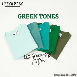 Leeya AW2 เสื้อยืดเด็ก คอกลม 100% Cotton Supersoft เนื้อผ้านุ่ม  สวมใส่สบาย งานเย็บพรีเมี่ยม คุณภาพดีเยี่ยม Baby &amp; Kids