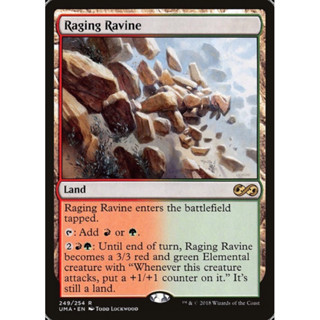 [MTG] Raging Ravine [UMA] [LAND] [RARE] [NORMAL] [ENG] (การ์ดเมจิค / Magic the Gathering)