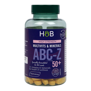 Holland &amp; Barrett ABC to Z 50+ Multivitamins 120 Tablets