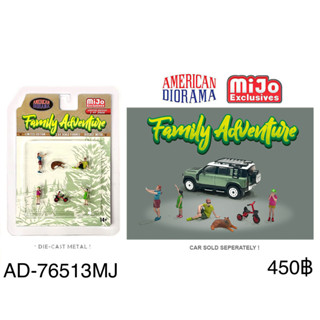 AD-76513MJ	American Diorama 1:64 Family Adventure Set – Limited 3,600 Set – MiJo Exclusives