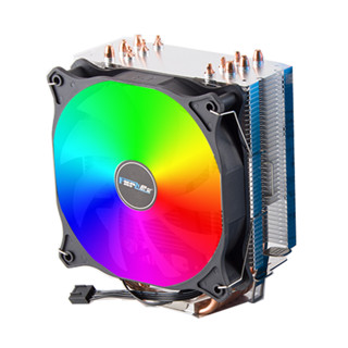 EVESKY Ice Tower 200 CPU Dual Fan Radiator CPU Fan Radiator Universal Intel AMD Platform ARGB Fan