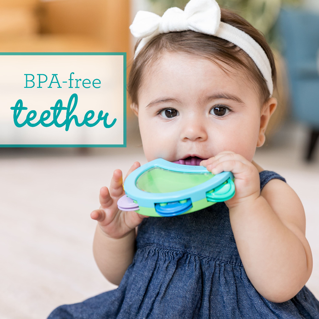 Infantino : Baby’s 1st Musical Tambourine – ของเล่นเสริมพัฒนาการ-ยางกัดทรัมบูลิน