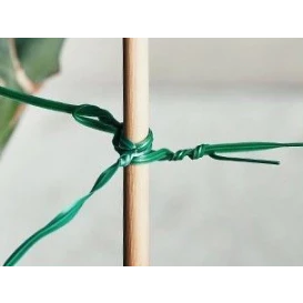 ลวดมัดต้นไม้ (NEW สีเขียว) ลวดมัดสายไฟ ลวดอเนกประสงค์ ลวดเขียว