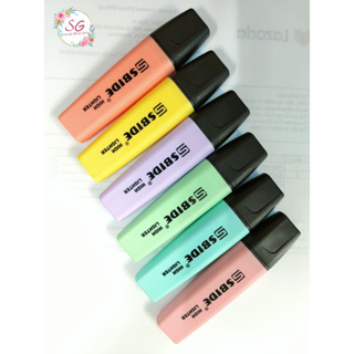 （M705）ร้านไทยSiamGift ปากกาไฮไลท์ ปากกาเน้นข้อความ ชนิดหัวตัด สีโทนนีออน สะท้อนแสง คุณภาพสูง หมึกสีสดใส เครื่องเขียน