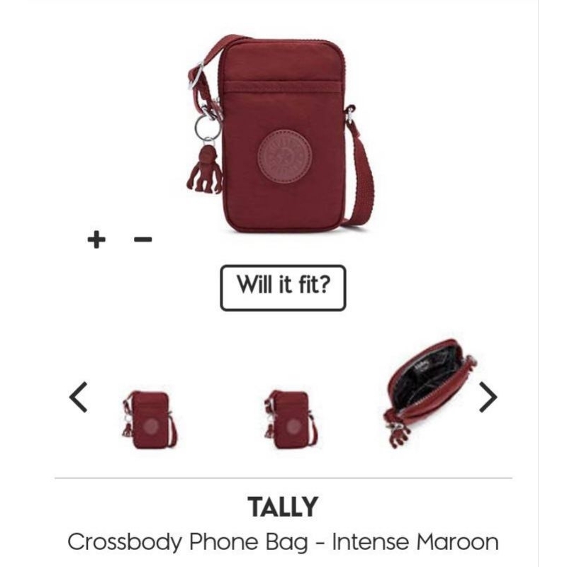 กระเป๋าใส่โทรศัพท์ยี่ห้อ kipling รุ่น tally