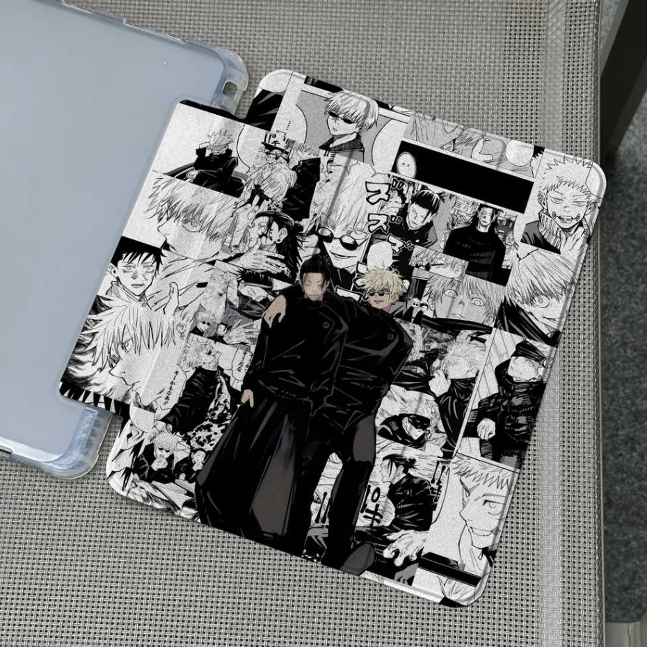 ✨พร้อมส่ง✨เคสไอแพด Pro11 2024 Gen9 gen11 Air5 Jujutsu Kaisen เคสiPad โกะโจ ซาโตรุ JUMP mini7 Air7/6