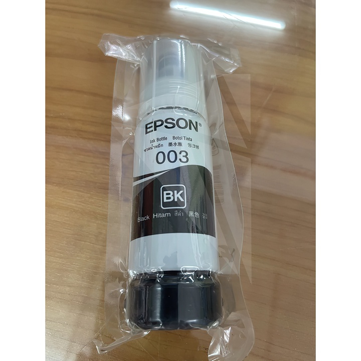 หมึก epsonรหัส 003 จากศูนย์แท้ 100% สินค้าเอปสันไทยแลนด์ ใช้กับprinterรุ่นL1110L3110L3210L3250series
