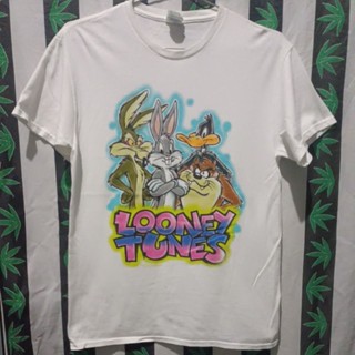 เสื้อยืดมือสอง ต่างประเทศ การ์ตูน Looney Tunes Size M.อก20/ยาว28