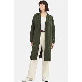 เสื้อโค้ท uniqlo ines de la fressange IDLF Duster Coat แท้100%