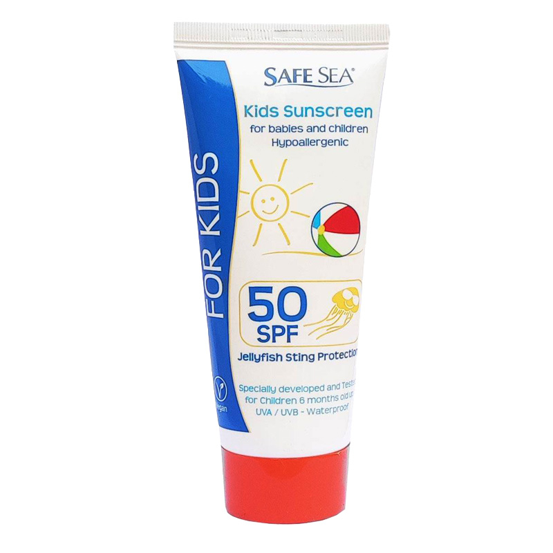 <ขายดี> Safe Sea ครีมกันแดด ป้องกันแมงกระพรุน SPF50 สูตรสำหรับเด็ก (หมดอายุ 05/28)
