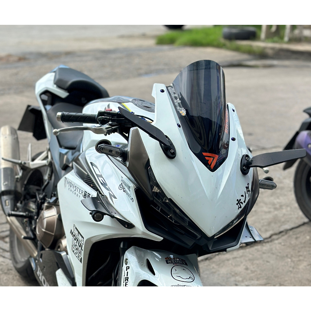กระจกวิงเลท สำหรับรถ CBR500R ปี 12-23/CB650R/F/NINJA300 /NINJA400/R3/R15