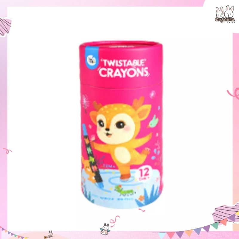 แพ็คเกจใหม่ สีปลอดสารพิษสำหรับเด็ก Joan Miro Baby Roo 12 แท่ง