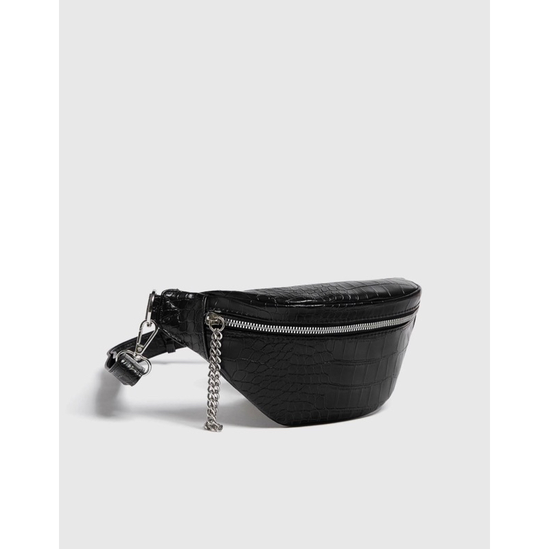 Pull&Bear กระเป๋าคาดอก PULL&BEAR MOCK CROC - Bum bag