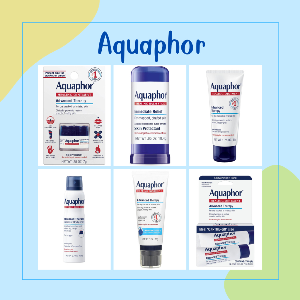 (พร้อมส่ง) Aquaphor Healing Ointment บาล์มมหัศจรรย์ช่วยบำรุงกักเก็บความชุ่มชื้นให้ผิว ครีมบำรุง