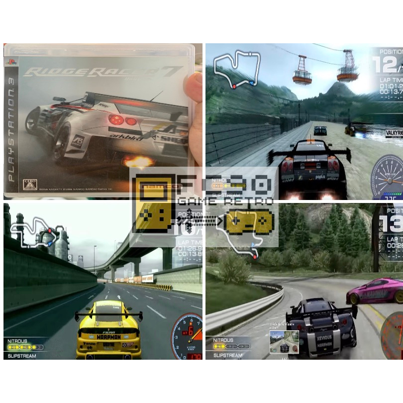 แผ่นเกม Ridge Racer 7 [PS3] แผ่นมือสอง สำหรับนักสะสมเกมเก่า เพลย์สเตชั่น3