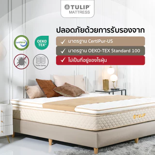 ที่นอน TULIP SYDNEY ที่นอนนุ่มไม่ปวดหลัง พ็อกเก็ตสปริง 5 โซน กันไรฝุ่น [ฟรีชุดเครื่องนอน]