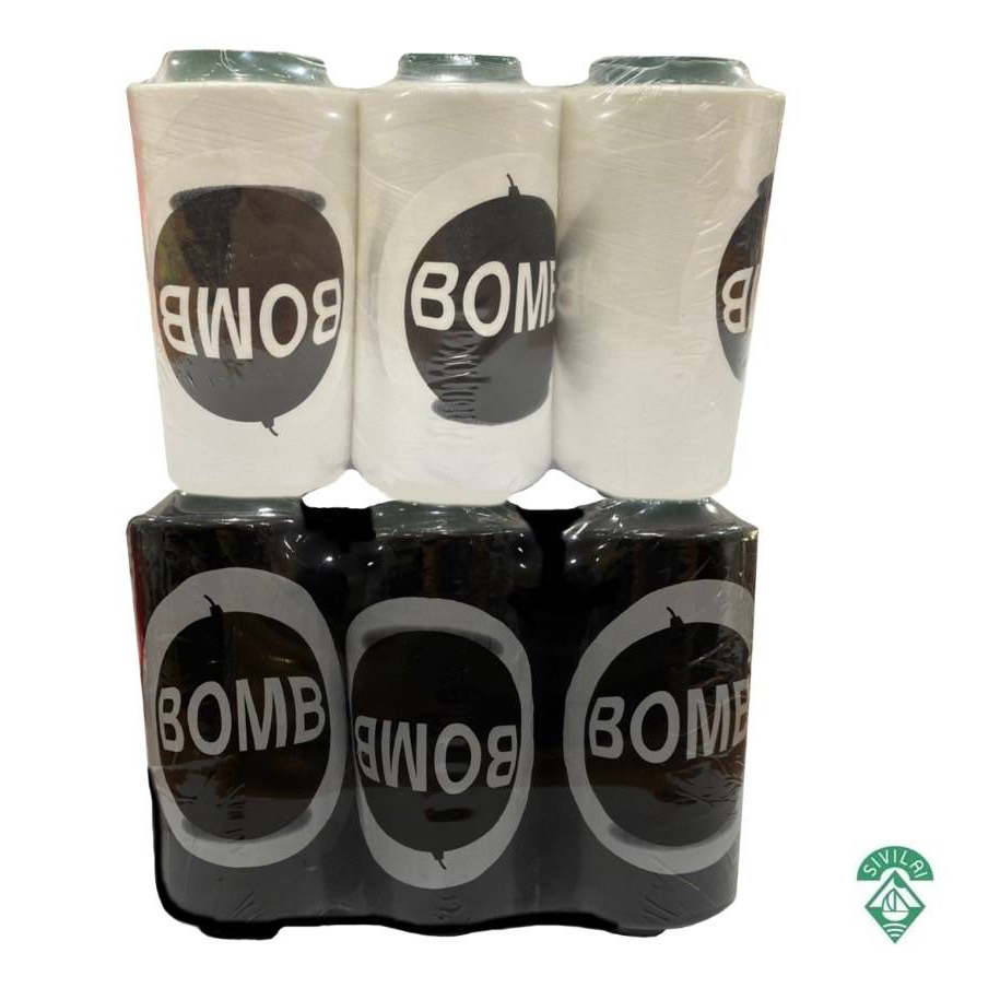 ((ขายยกลัง))ด้ายเย็บตราBOMB ราคาถูก 1ลังมี 20 แพ็ค