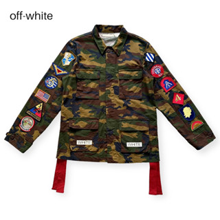 off-white เสื้อคุมลายพราง