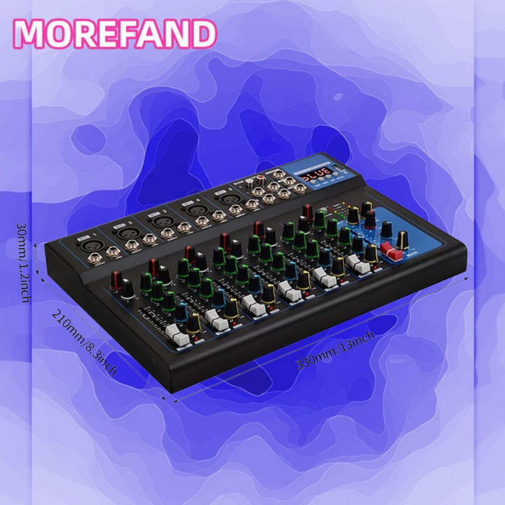 มิกเซอร์ อนาล็อกมิกซ์เซอร์ มิกเซอร์ มิกซ์เซอร์อนาล็อค 8 ช่อง AT Prosound - รูปที่ 5