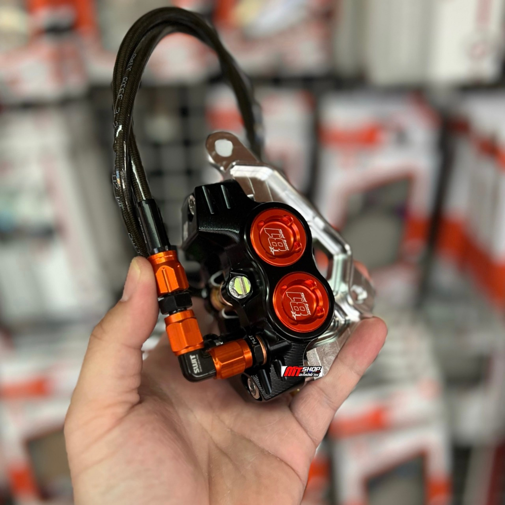 🛵🛵 ปั้ม 8.1 cnc+ขาจับปั้ม+สายSwit เเท้ งานประกอบ ใส่เวฟได้ทุกรุ่น/หลีด125🔥ฟรี น็อตจับปั้มเลส 2ตัว🔥มีประกันรั่วซึม - รูปที่ 2