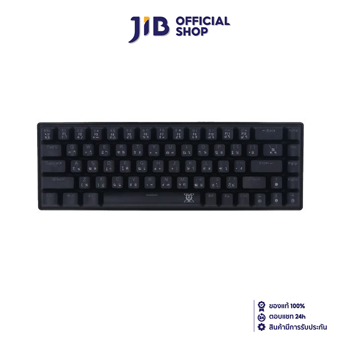 KEYBOARD (คีย์บอร์ด) NUBWO X68 KRUEGER (BLACK) (OUTEMU RED SWITCH - MINI RGB - EN/TH)